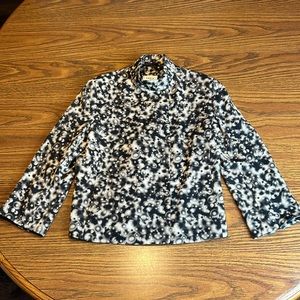 AKRIS Punto Wool Bokeh Print Jacket